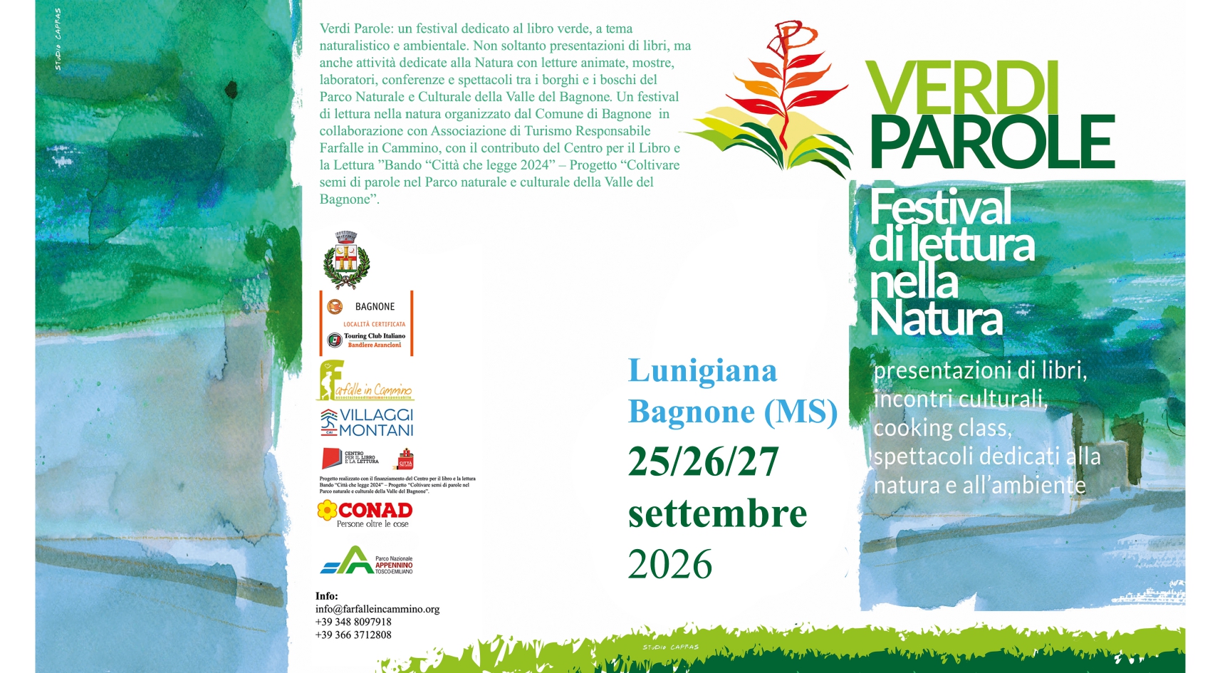 In autunno, il primo Festival di Letteratura Verde in Lunigiana, un evento culturale dedicato al rapporto tra natura, libri e territorio.